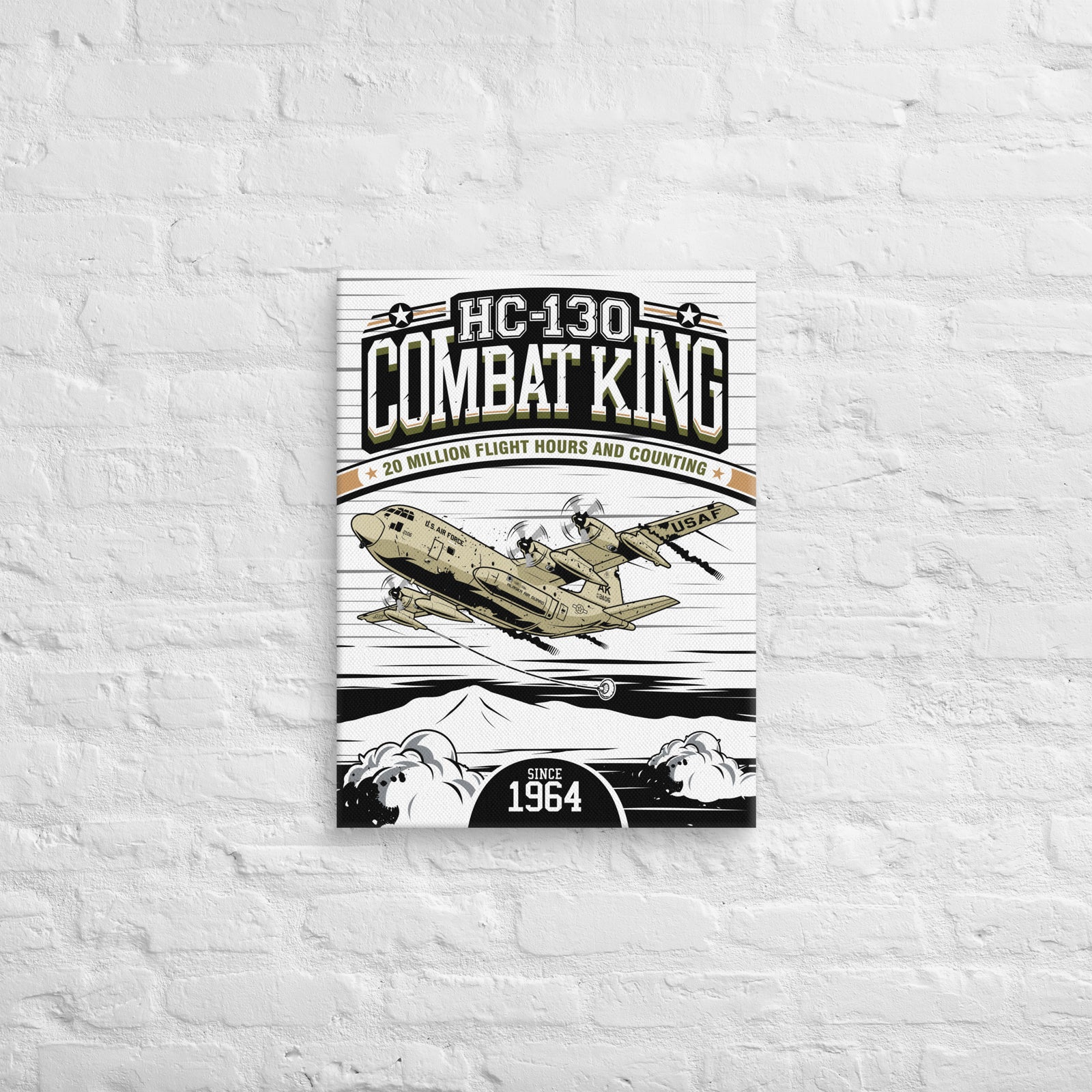 HC-130 Hercules - Combat King - Canvas