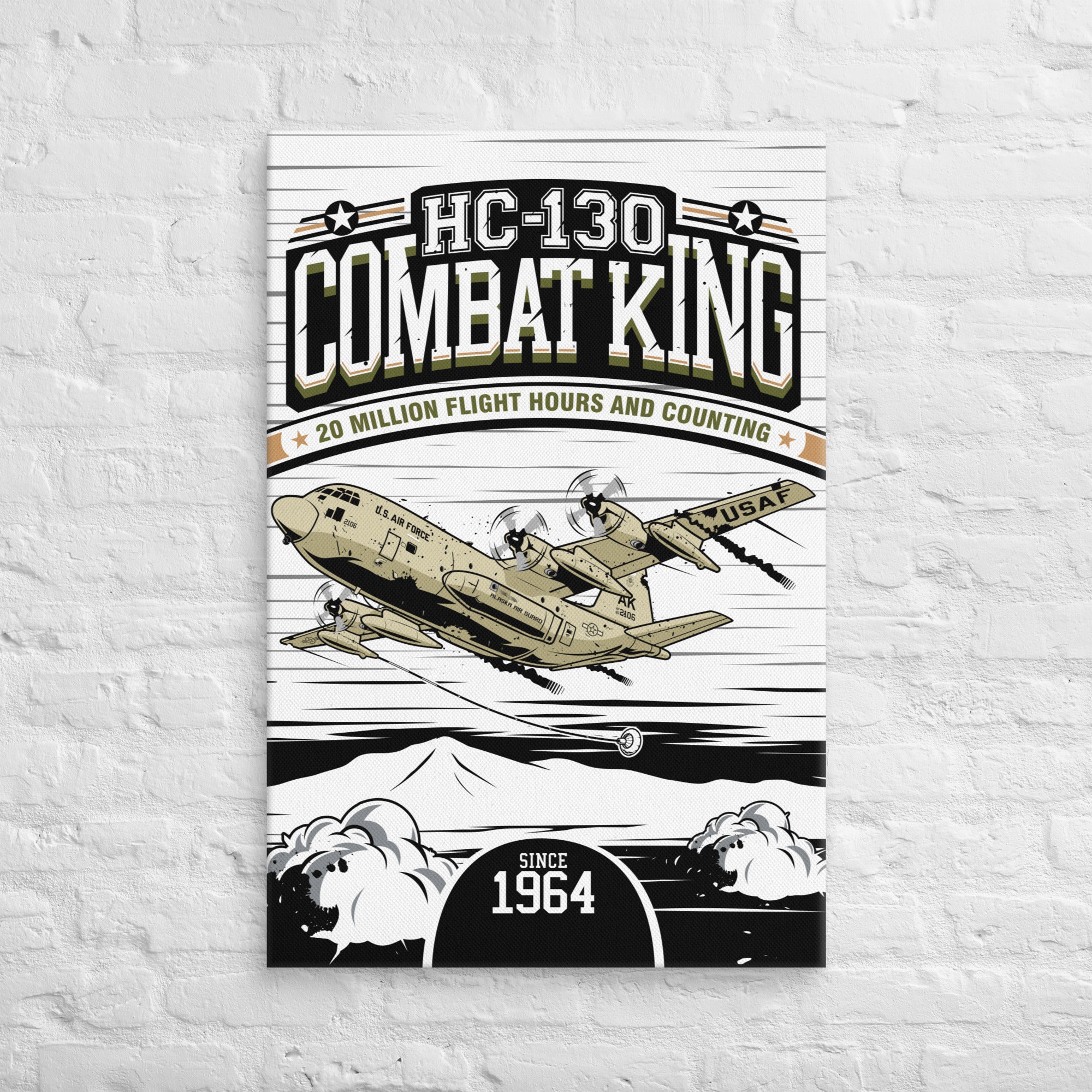 HC-130 Hercules - Combat King - Canvas