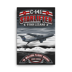 C-141 Starlifter 10 Million Flight Hours - Canvas - Mil-Spec Customs