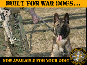 Heavy Duty Military Service Dog Lead - FREE SHIPPING - Mil-Spec Customs
