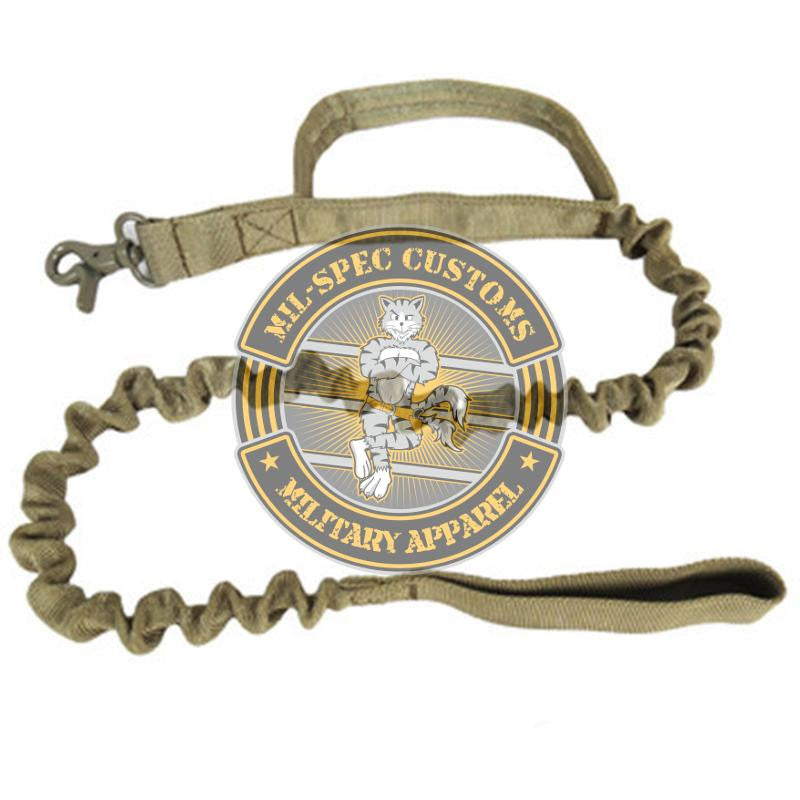 Heavy Duty Military Service Dog Lead - FREE SHIPPING - Mil-Spec Customs