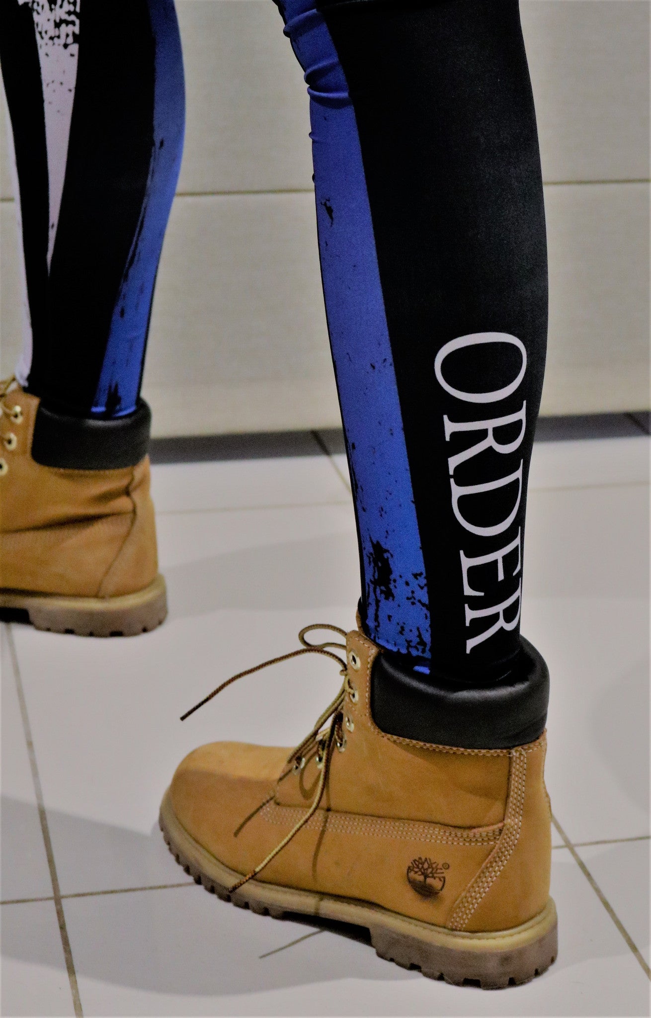 The Thin Blue Line - 100% American Made Leggings - Mil-Spec Customs