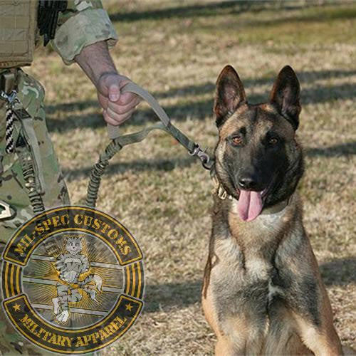 Heavy Duty Military Service Dog Lead - FREE SHIPPING - Mil-Spec Customs