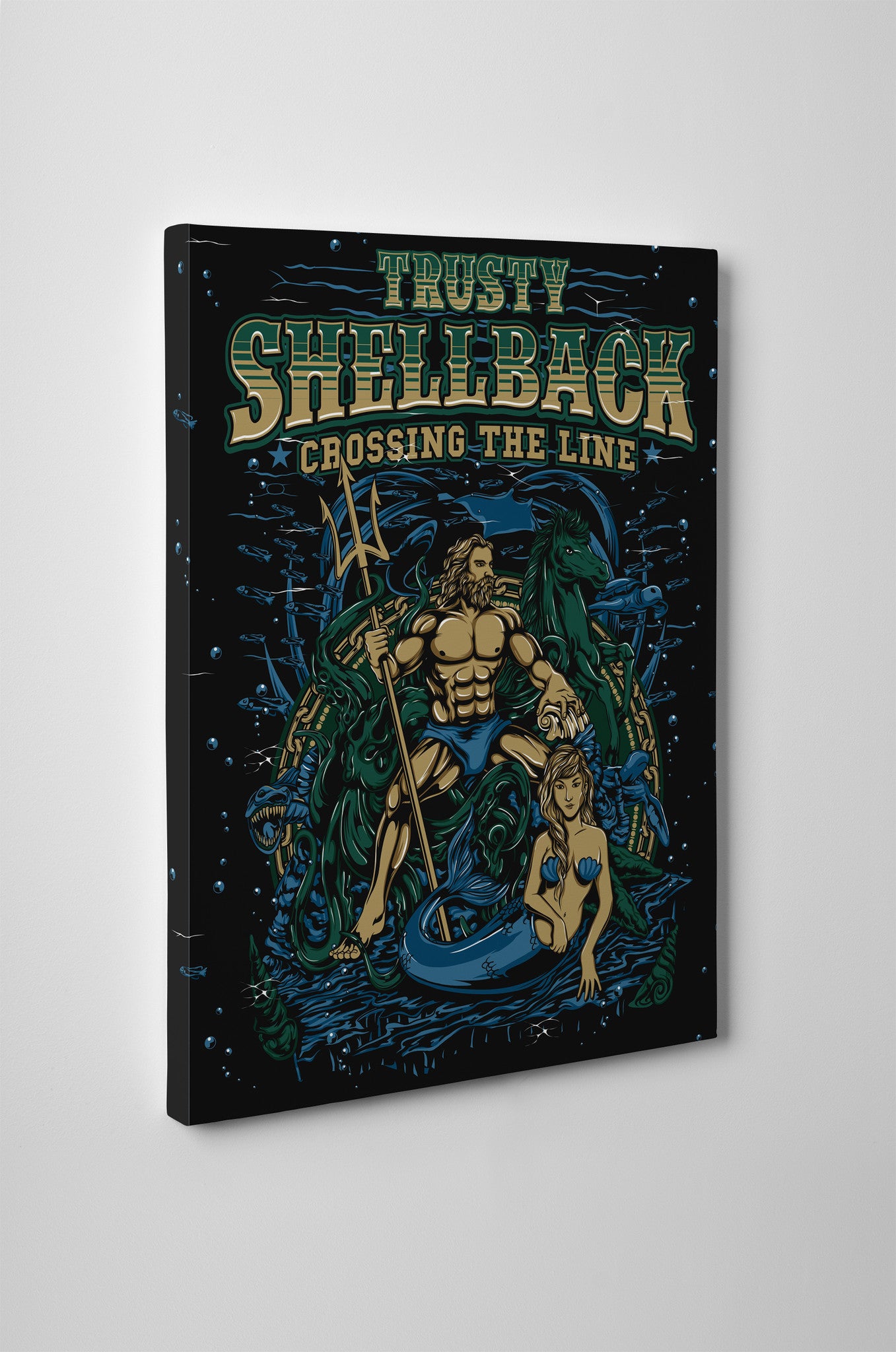 Trusty Shellback - Crossing the Line - Canvas - Mil-Spec Customs
