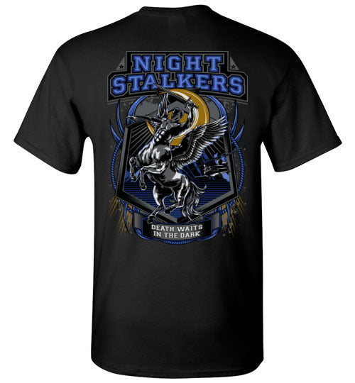 Maglietta Gildan 6oz 160th NIGHT STALKERS SOAR DARK Militare USA Taglia L Grigio Carbone - Foto 6