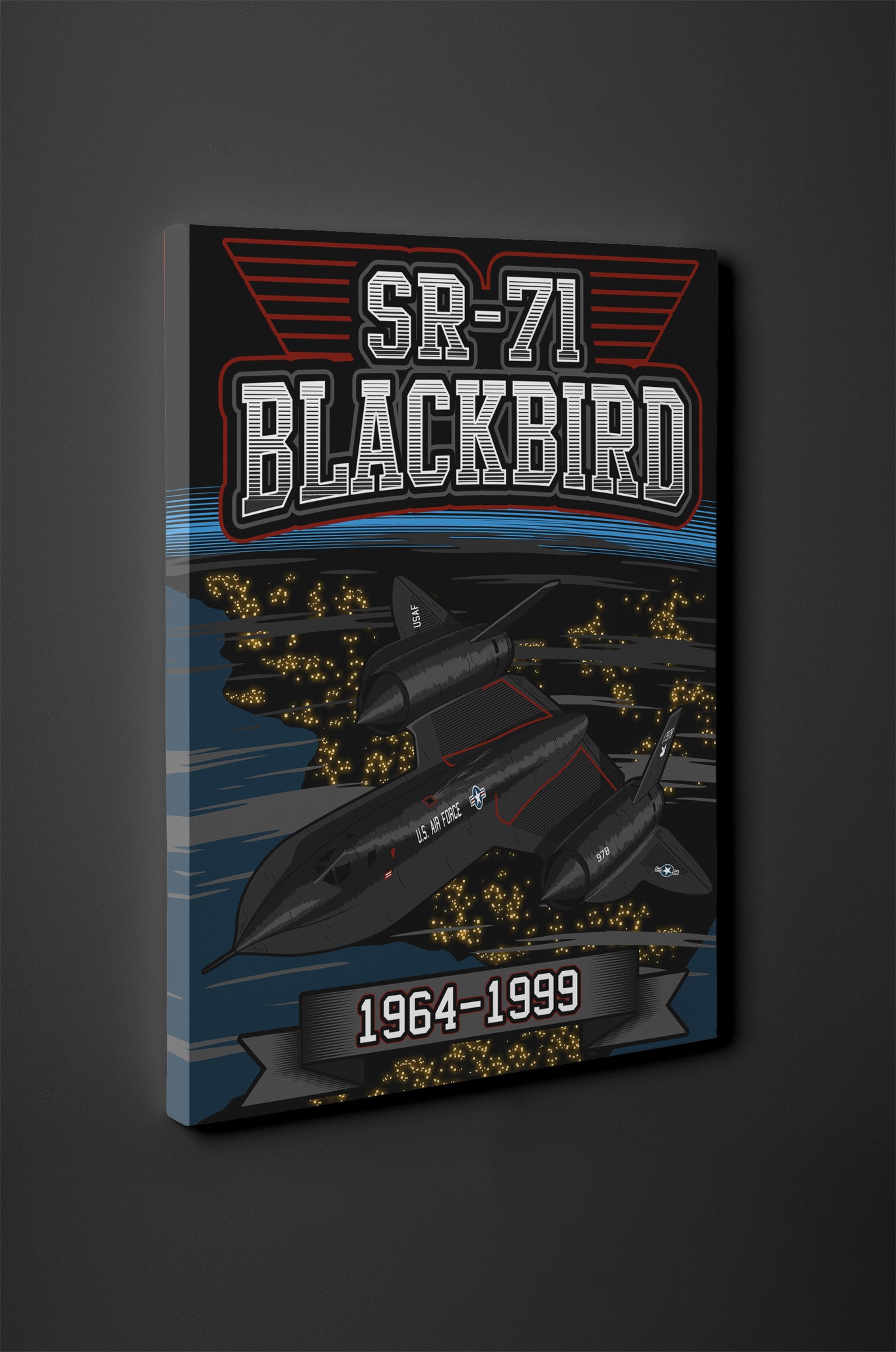 SR-71 Blackbird 1964-1999 Canvas - Mil-Spec Customs
