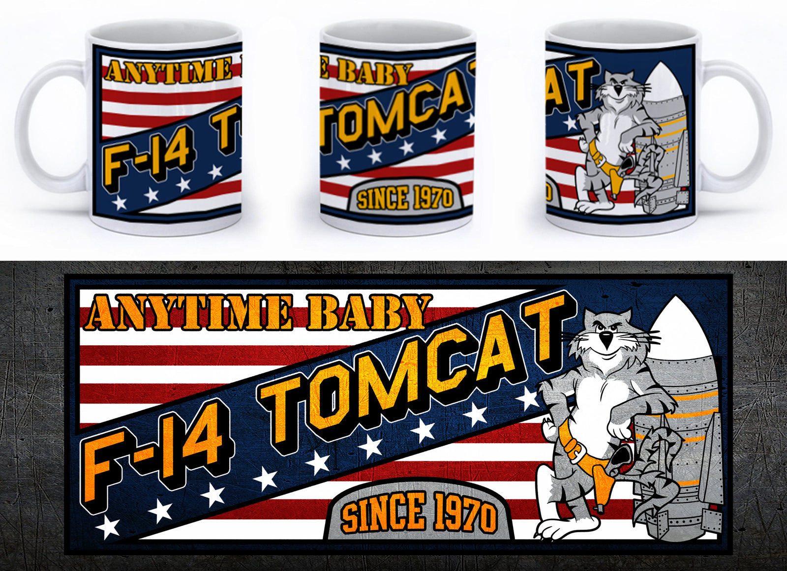 F-14 Anytime Baby! Mug - Mil-Spec Customs