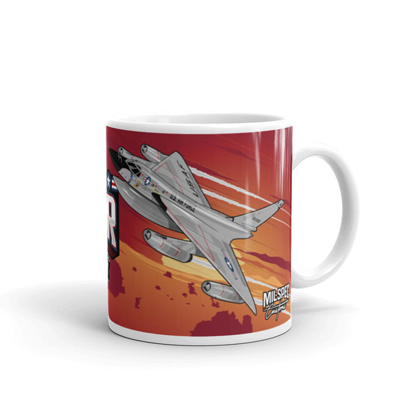 B36 Bomber Peacemaker Jet Plane Coffee Mug Two Sided and Inside Image  Mililtary