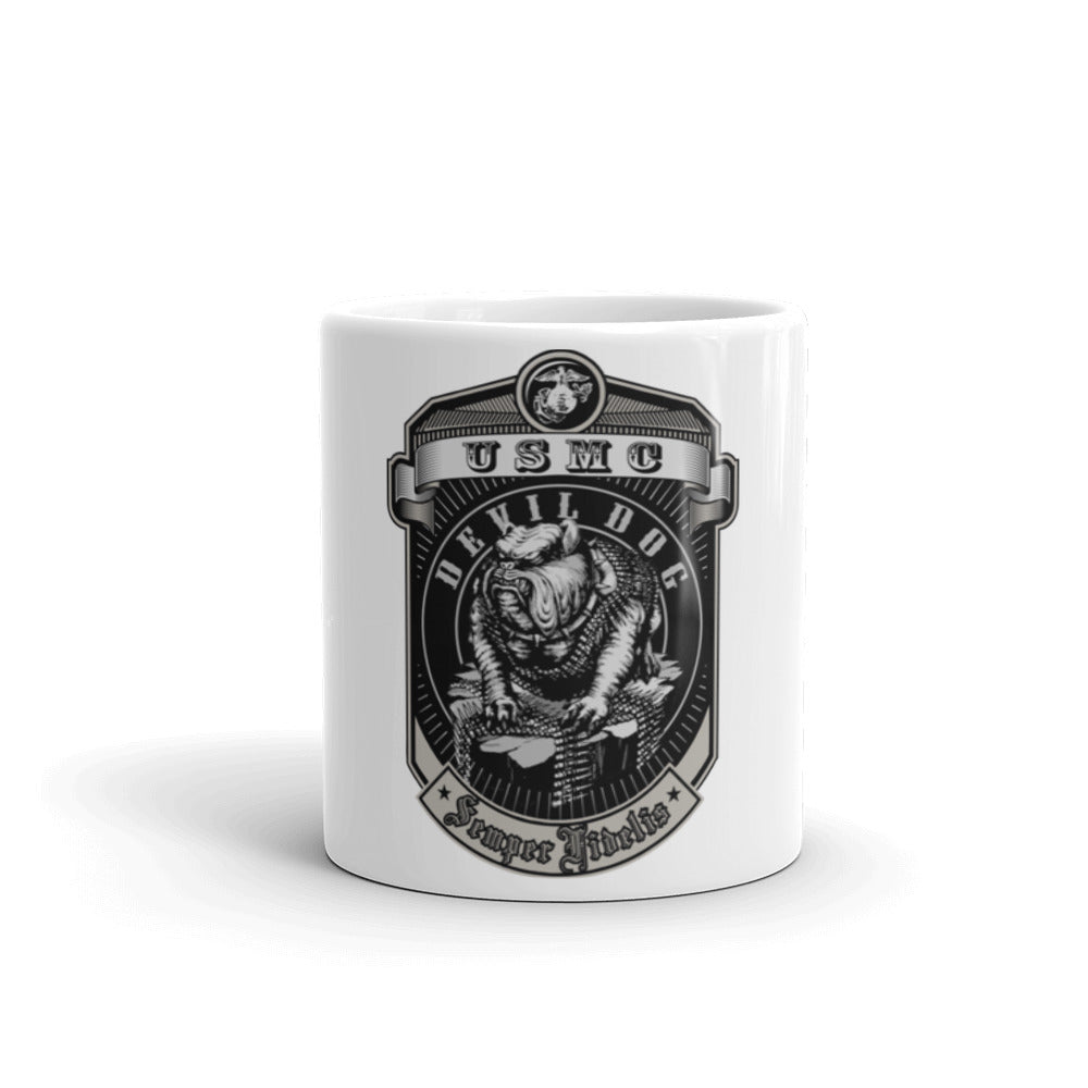 USMC - Devil Dog Mug - Mil-Spec Customs