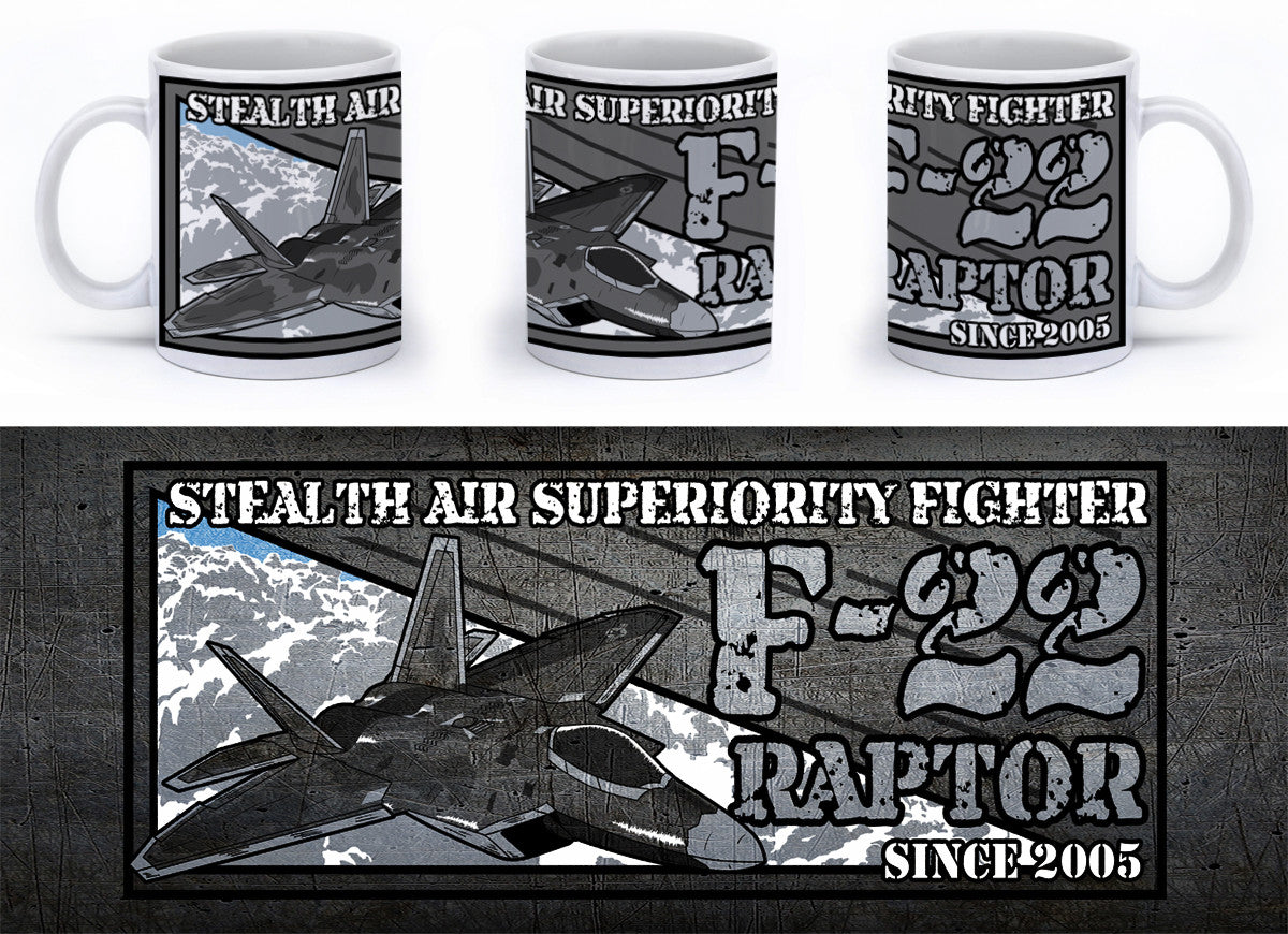 F-22 Raptor Mug - Mil-Spec Customs